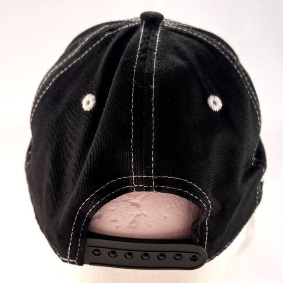Cowgirl Hardware Black Embroidered Snapback Womens Baseball Cap Hat - Picture 5 of 8